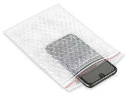 Resealable bubble bags for safe and secure storage