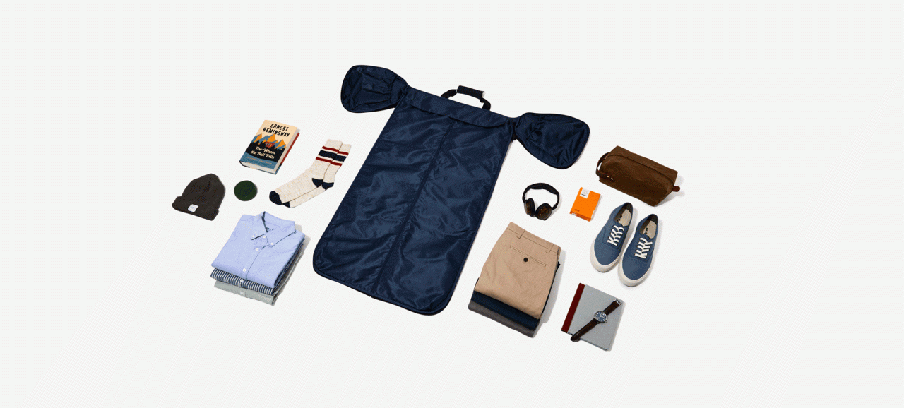 Why Halfday's Garment Duffel Bag