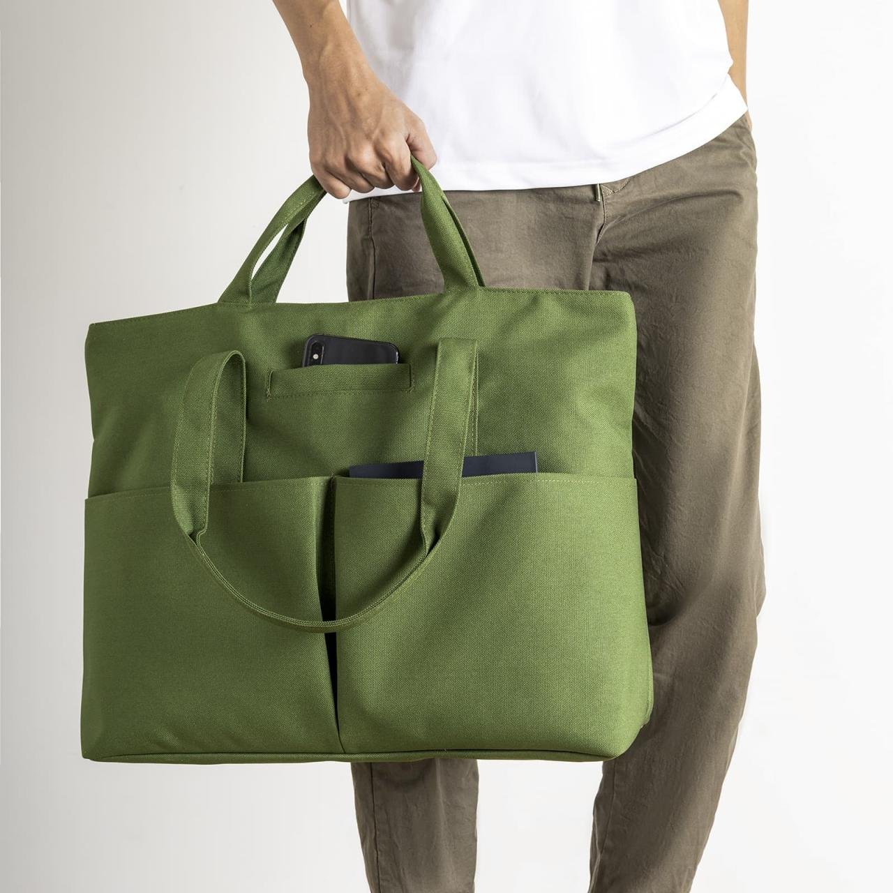 Dark Green Rains Classic Tote Bag | WHISTLES