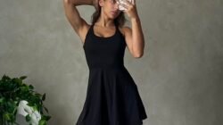 halara athletic dress / workout dress good... - Depop