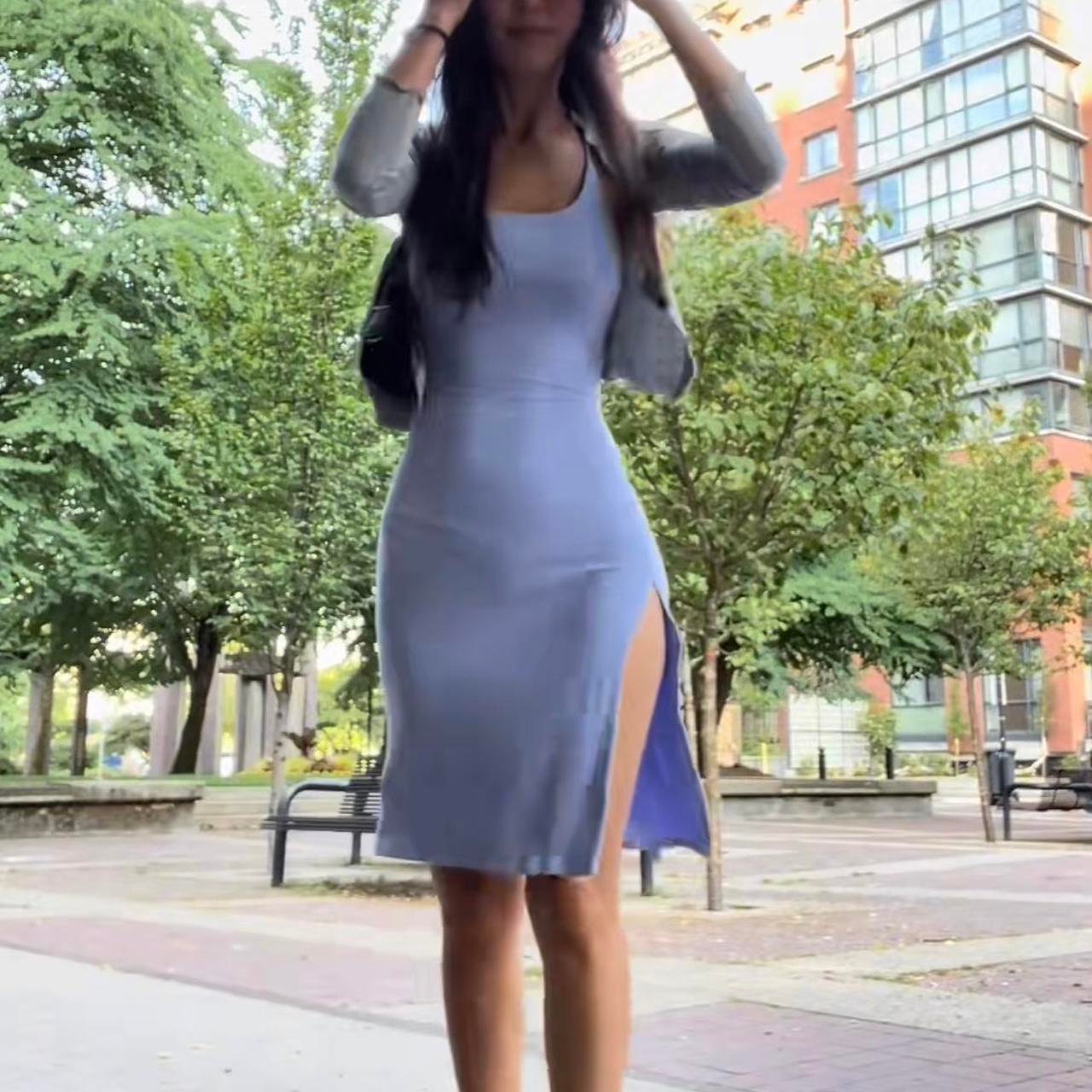 SUPER CUTE Halara Midi dress Size can fit XS-S it’s... | Depop