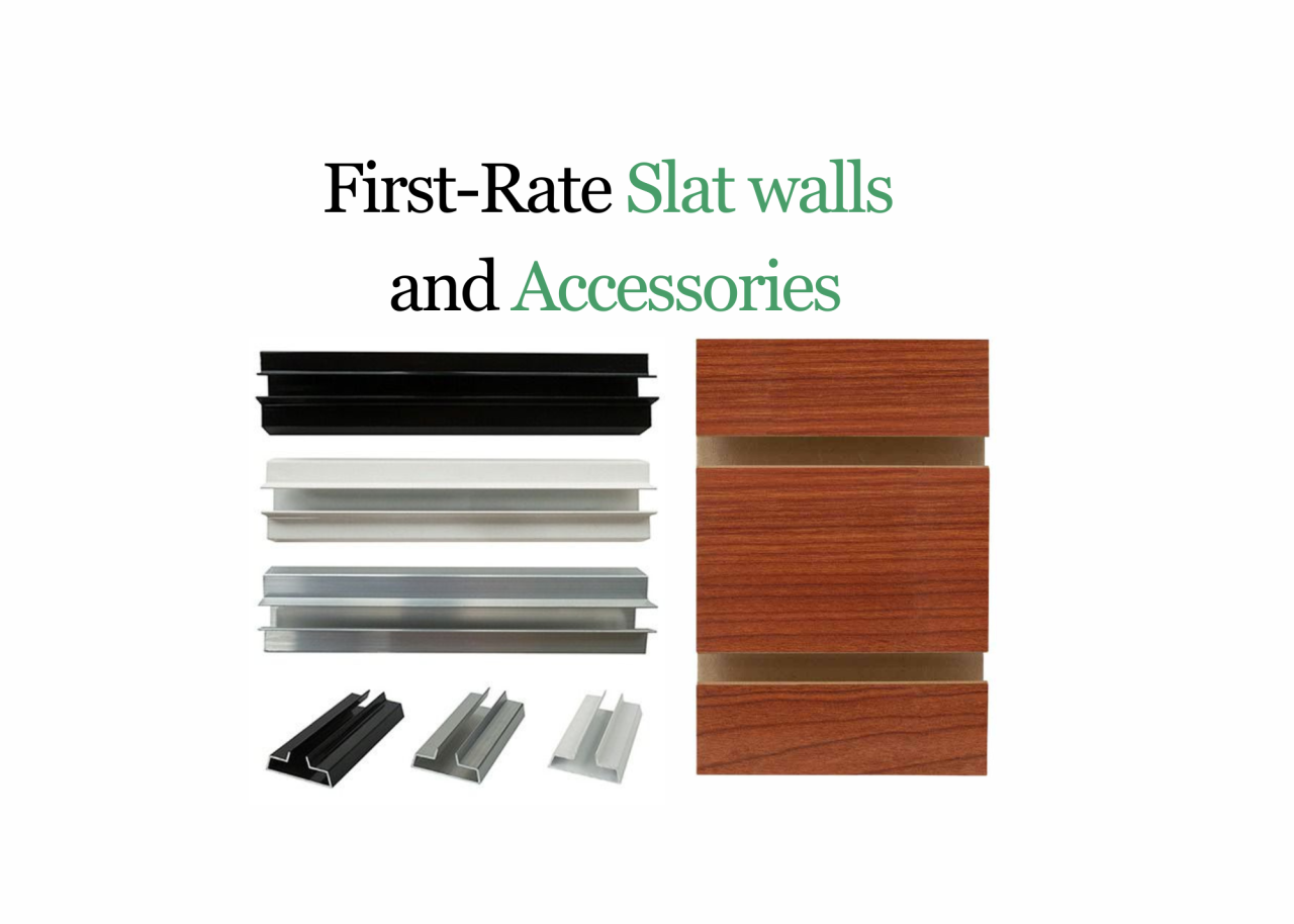 Slat wall accessories