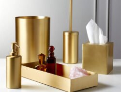 Brizo Luxe Gold Bathroom Accessories Elevate Elegance