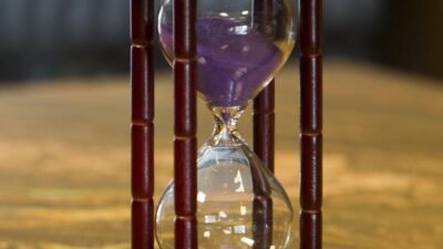 Cherry Hourglass with Purple or White Sand 15-Minute | Hourglass ...