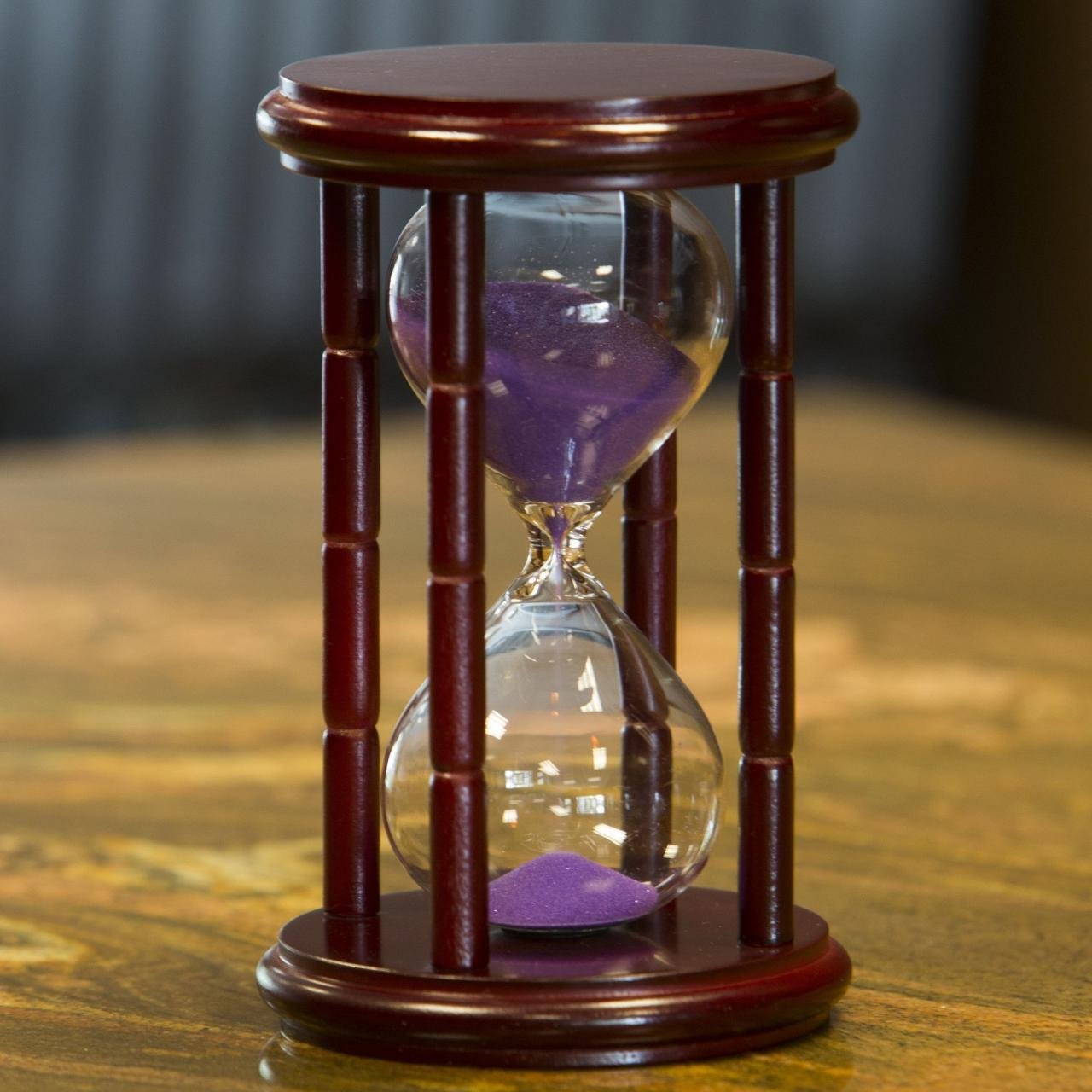 Cherry Hourglass with Purple or White Sand 15-Minute | Hourglass ... Cherry Hourglass with Purple or White Sand 15-Minute | Hourglass ...