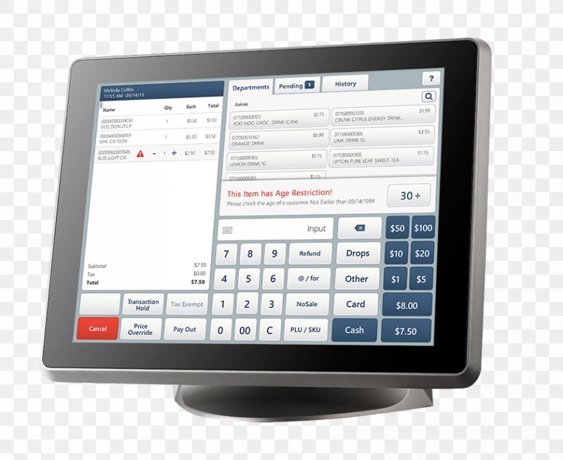 Premium AI Image | Point Of Sale System with Screen Monitor Premium AI Image | Point Of Sale System with Screen Monitor